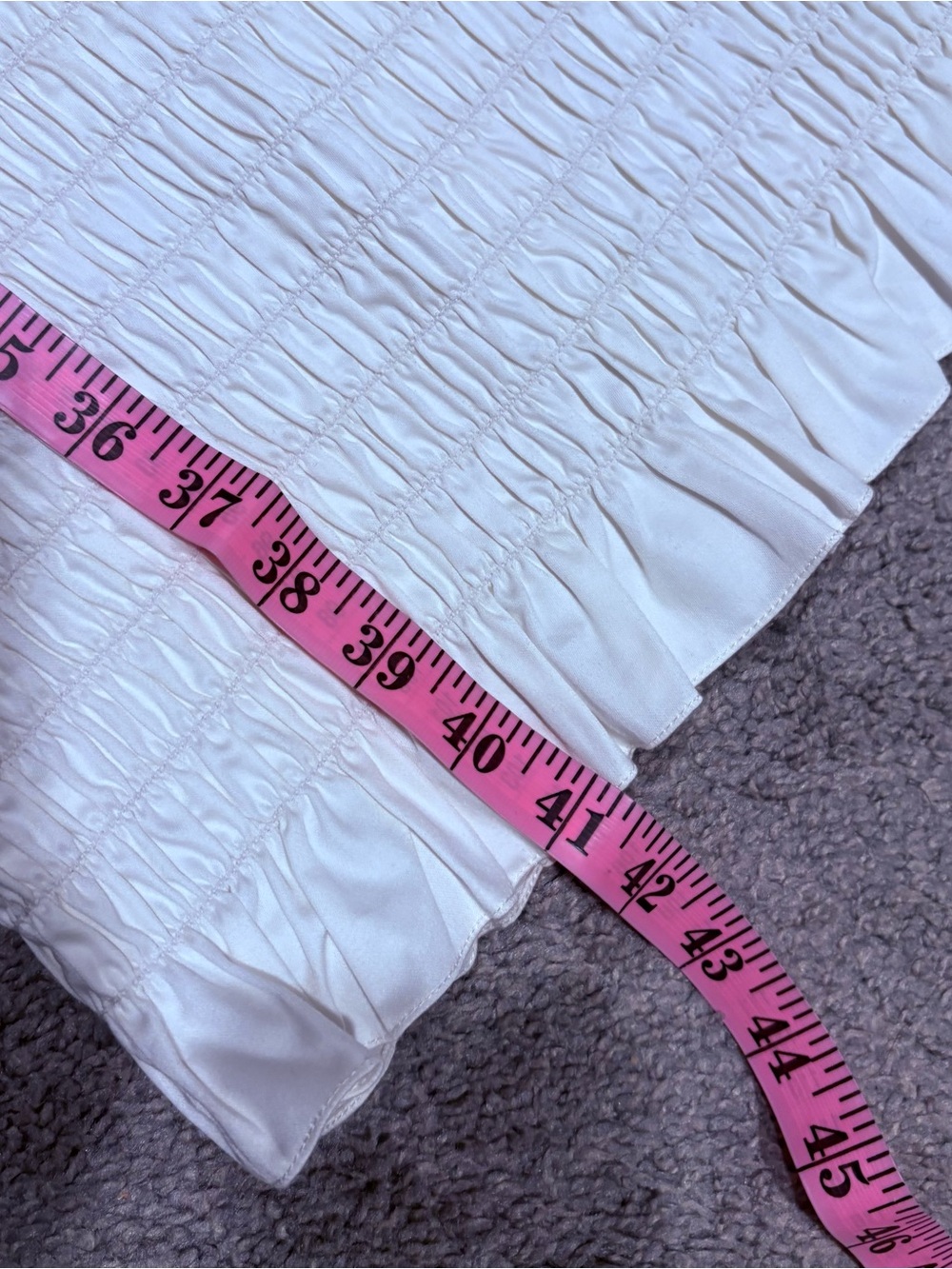 Alejandra Alonso Rojas New Long Sleeve Ruched Bodycon Cotton Dress Size 4 - Picture 12 of 16